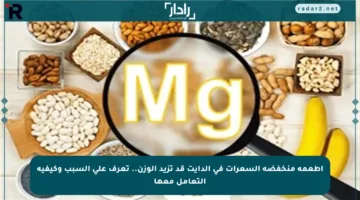 أطعمة منخفضة السعرات في الدايت قد تزيد الوزن.. تعرف على السبب وكيفية التعامل معها